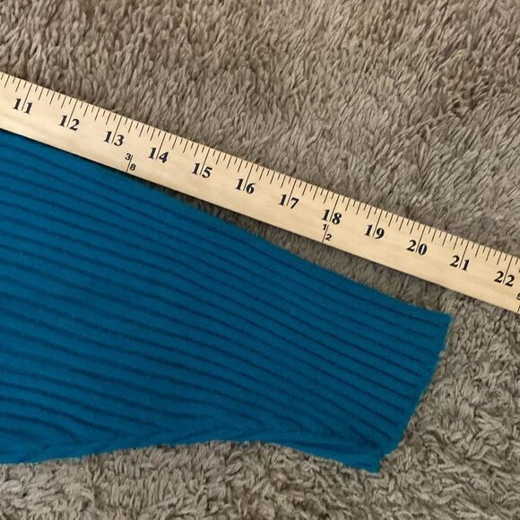 Vintage Rib Knit Rhinestone Embellished Shawl Collar Open Cardigan size OS Retro - Picture 9 of 12